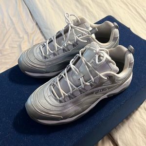 Fila silver sneakers